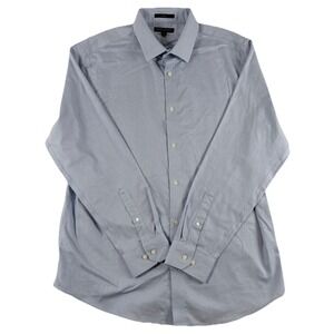 Banana Republic Slim Fit Shirt Mens Sz‎ XL X-Large Solid Blue Button Up